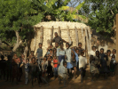 Grenier à maïs dans la région de Mitundu, au sud-ouest de Lilongwe